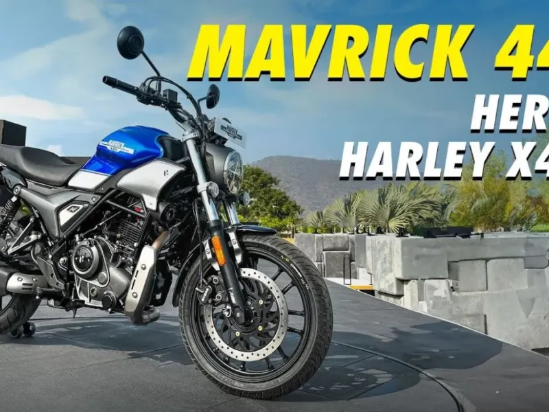 Hero Mavrick 440 A New Cruiser Bike That Will Compete New Bike Ready To Take Crown Of Royal Enfield. Hero440 Arrived With 440 Cc Engine With 11 Features.