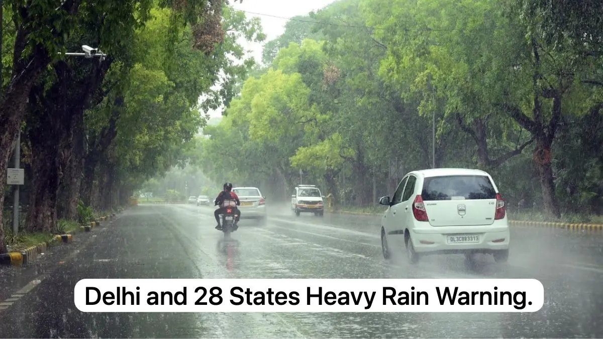 Delhi Rain Warning Jpeg Delhi And 28 States Warned For Heavy Rain 2 Days. Imd Issued Warning Everywhere.