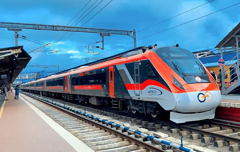 New Vande Bharat Express Jpg All New Vande Bharat Express Announced. Major 5 Cities Connected. Fastest Travel From Up To Mumbai Directly.