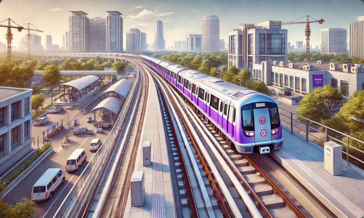 Featured Image 54 Delhi New Metro Line With 21 Stations And 26.46 Km Length Approved. More Than 100 Area Will Be Connected Now.