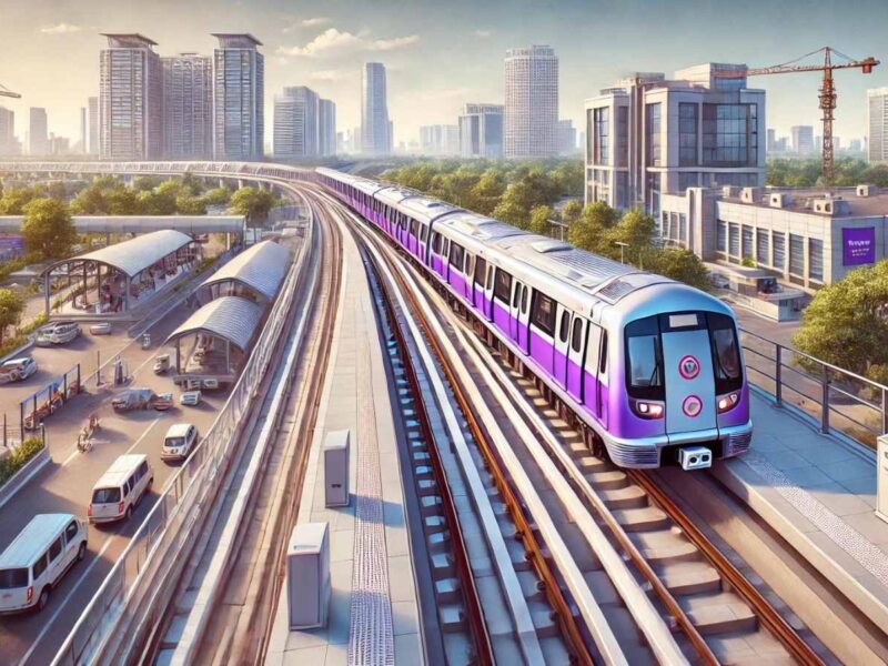 Featured Image 54 Delhi New Metro Line With 21 Stations And 26.46 Km Length Approved. More Than 100 Area Will Be Connected Now.