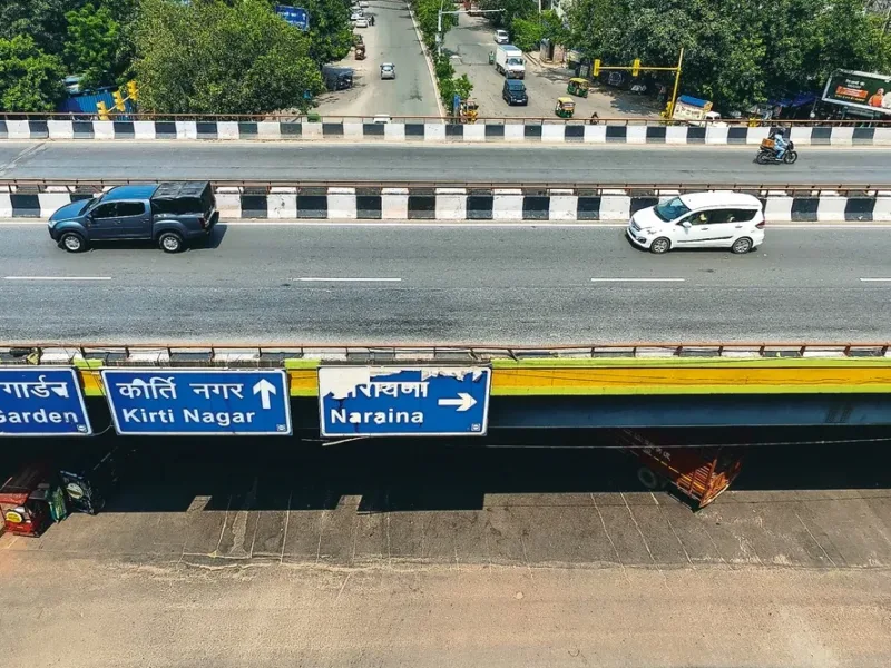 Mayapuri Flyover Delhi Mayapuri Flyover Lane Closure Announced For 30 Days. Metro Encouraged For Daily Route Travellers.