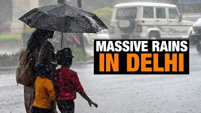 Rain In Delhi Today Jpg Delhi Heavy Rain Alert Issued. Imd Announced Forecast For Ncr And 5 Other States.