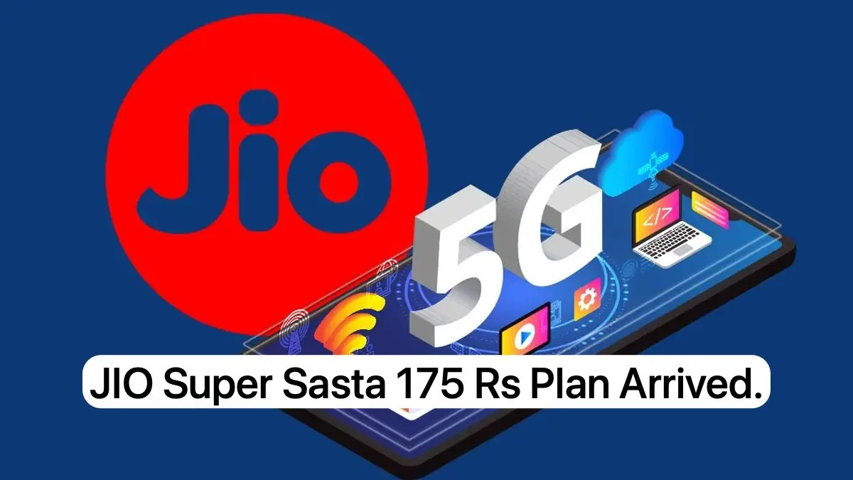 Jio 175 Rs Plan Jpeg Jio Launched Super Sasta 175 Rs Recharge Plan. Free Unlimited Service With 12 Ott Subscription.