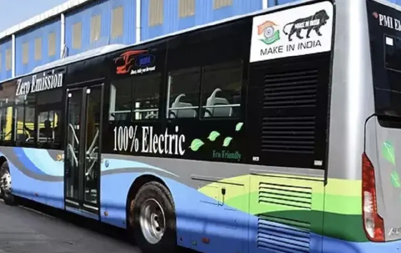 New Year To Launch 500 Electric Buses On 24 Routes In Noida And Greater Noida.