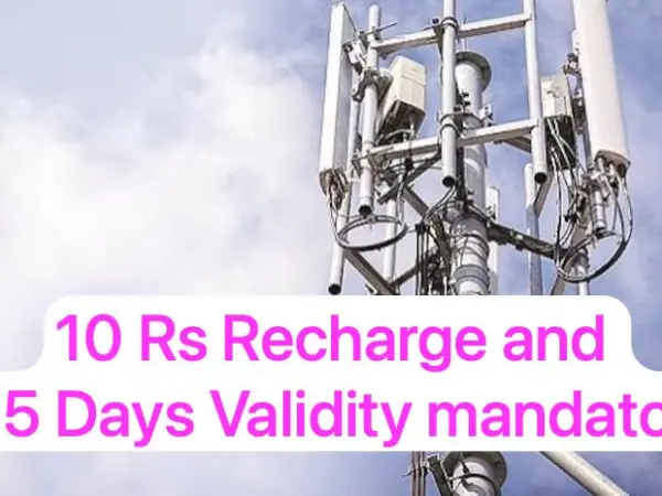 Trai Made 10 Rs Recharge Mandatory. All Jio, Airtel, Vodafone, Idea And Bsnl User Got Cheapest Option.