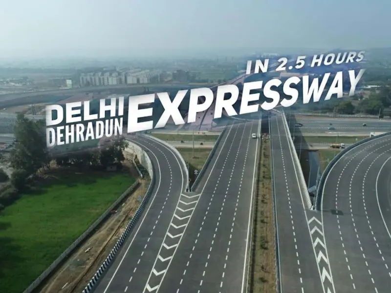 Big Update On Delhi Dehradun Expressway Opening Date Arrived. Less Than Half Time To Reach Mountains Now.