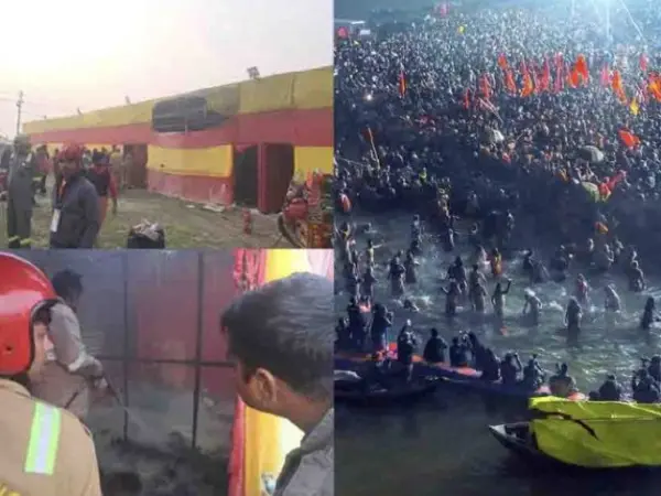 Maha Kumbh 2025 Faces Series Of Accidents: Fire Breaks Out At Swami Avimukteshwaranand’S Pandal In Prayagraj, Prompt Fire Brigade Response.