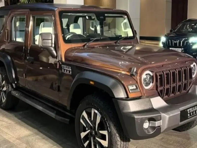 Mahindra Thar Roxx With Mocha Interiors Arrives At Dealerships. Check New Mind Blowing Changes.